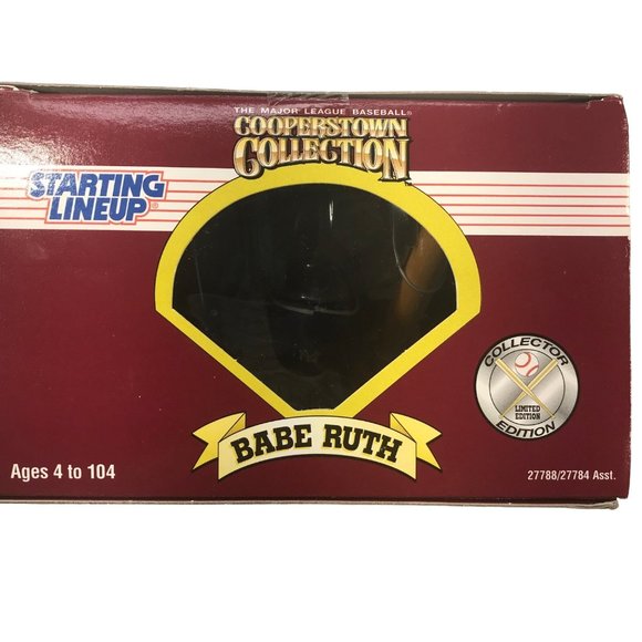 Vintage 1996 Hasbro Starting Lineup Cooperstown Collection Babe Ruth 13136 New - Picture 4 of 12